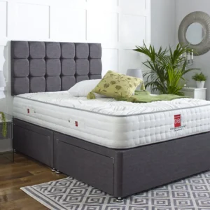 Cambridge Divan Bed Set with Button Headboard
