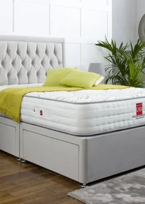 Windsor Divan Bed Set with Button Headboard