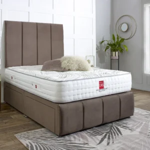 Milan Divan Bed Set with Tall Headboard and Footboard