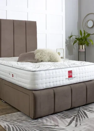 Milan Divan Bed Set with Tall Headboard and Footboard