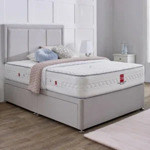 Florence Divan Bed Set with Border Headboard