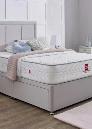 Florence Divan Bed Set with Border Headboard