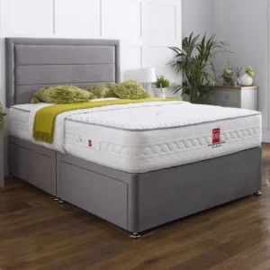 Athens Divan Bed Set with Border Headboard