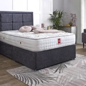Lisbon Divan Bed Set with Border Headboard